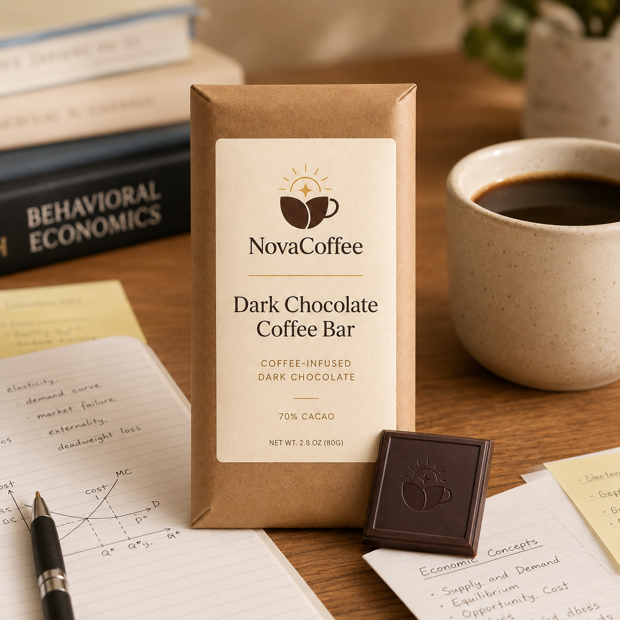 Dark Chocolate Coffee Bar - Image 2